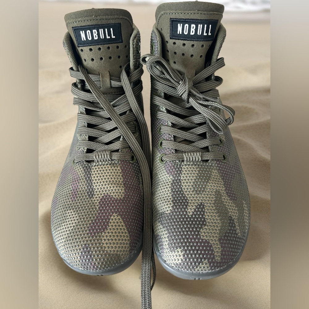 NOBULL High-Top Trainers Olive/Camo NEW size 7.5